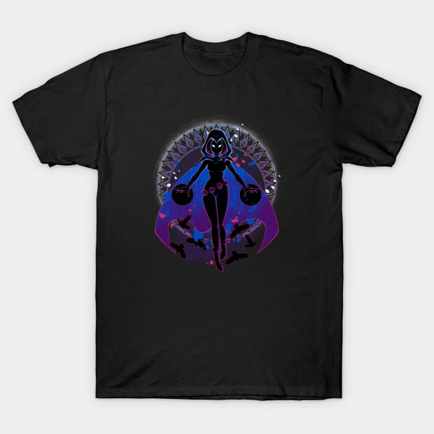 Raven Shadow T-Shirt by xMorfina